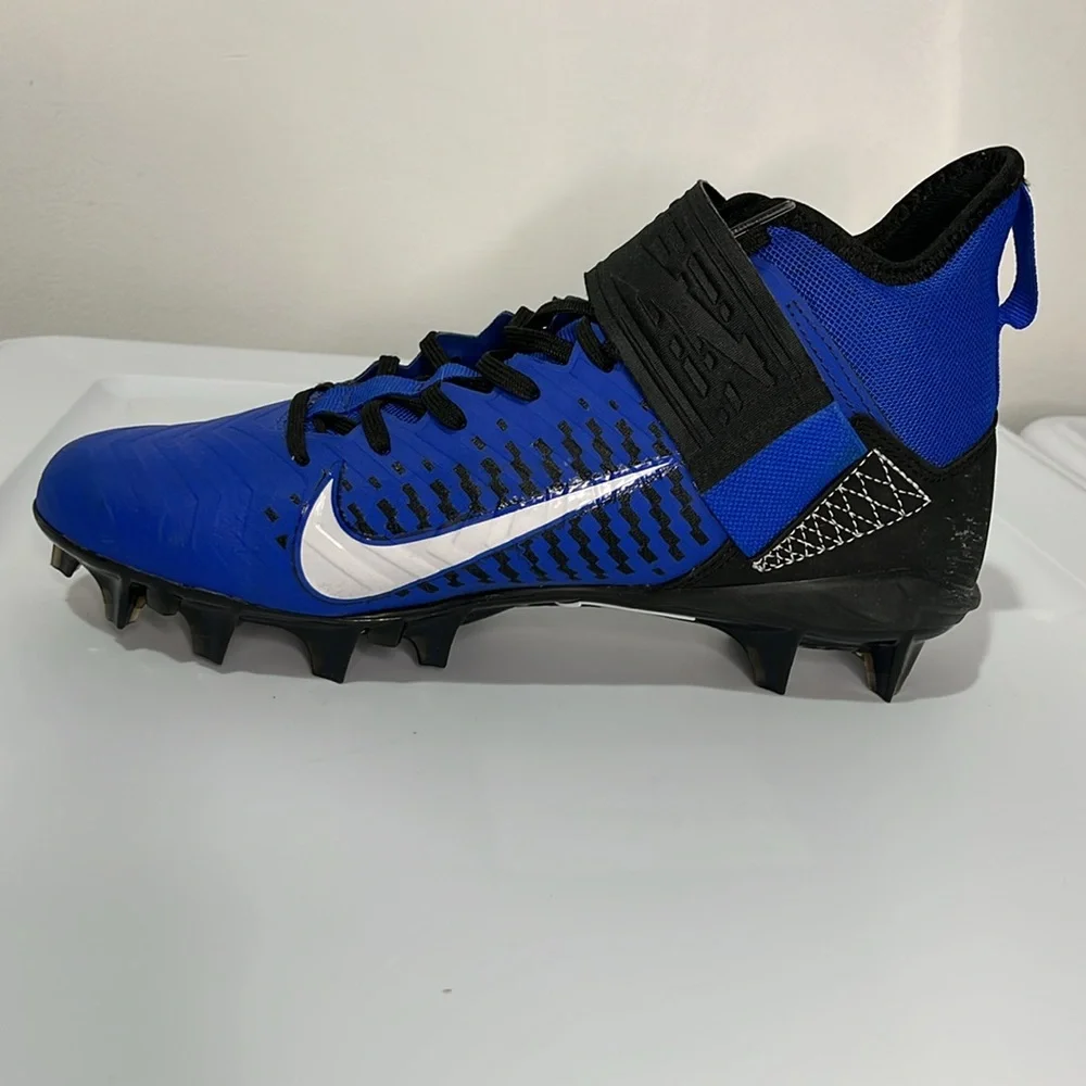 Nike Blue Black White Alpha Men's Football Cleats